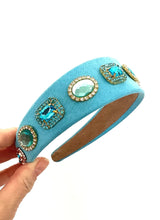 Load image into Gallery viewer, Turquoise Jewelled Headband
