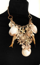 Load image into Gallery viewer, Layered Shell Statement Necklace