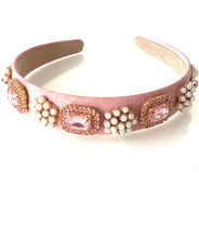 Load image into Gallery viewer, Pastel Pink and Pearl Headband
