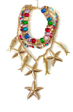 Load image into Gallery viewer, Jewelled Starfish Necklace