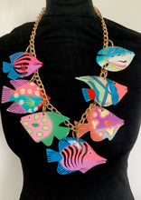 Load image into Gallery viewer, Wooden Tropical Fish Necklace