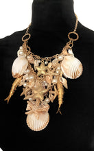 Load image into Gallery viewer, Layered Shell Statement Necklace