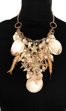 Load image into Gallery viewer, Layered Shell Statement Necklace