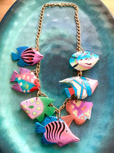 Load image into Gallery viewer, Wooden Tropical Fish Necklace