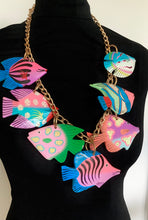 Load image into Gallery viewer, Wooden Tropical Fish Necklace
