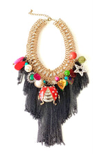 Load image into Gallery viewer, Chunky Ladybird Charm Statement Necklace