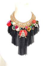 Load image into Gallery viewer, Chunky Ladybird Charm Statement Necklace