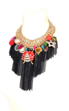 Load image into Gallery viewer, Chunky Ladybird Charm Statement Necklace