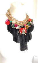 Load image into Gallery viewer, Chunky Ladybird Charm Statement Necklace