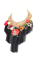Load image into Gallery viewer, Chunky Ladybird Charm Statement Necklace