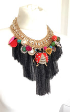 Load image into Gallery viewer, Chunky Ladybird Charm Statement Necklace