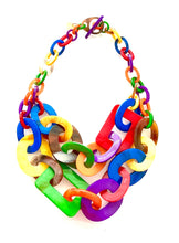 Load image into Gallery viewer, Double Resin Link Necklace
