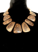 Load image into Gallery viewer, Brown Marbled Stone Necklace
