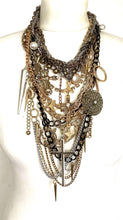 Load image into Gallery viewer, Metallic Chain and Cross Festival Necklace

