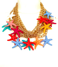Load image into Gallery viewer, Starfish Chunky Gold Chain Necklace
