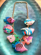 Load image into Gallery viewer, Wooden Tropical Fish Necklace
