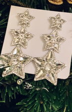 Load image into Gallery viewer, Diamanté Star Earrings
