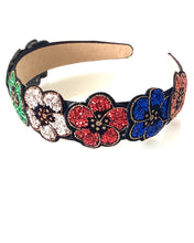 Load image into Gallery viewer, Floral Sparkly Headband
