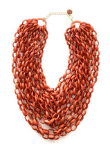 Load image into Gallery viewer, Rust Layered Bead Necklace
