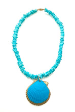 Load image into Gallery viewer, Turquoise Shell Necklace
