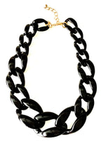 Load image into Gallery viewer, Chunky Black Chain Necklace
