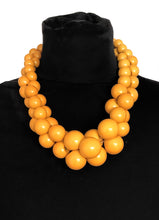 Load image into Gallery viewer, Chunky Mustard Bead Necklace
