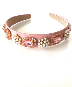 Pastel Pink and Pearl Headband