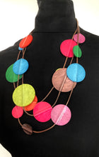 Load image into Gallery viewer, Bright Acrylic Disc Necklace
