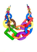 Load image into Gallery viewer, Double Resin Link Necklace
