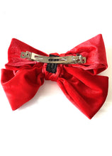 Load image into Gallery viewer, Red Velvet Hair Bow
