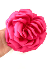 Load image into Gallery viewer, Pink Satin Flower Corsage Brooch
