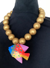 Load image into Gallery viewer, Wooden Tropical Fish Necklace
