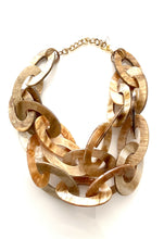 Load image into Gallery viewer, Chunky Beige Acrylic Chain Necklace
