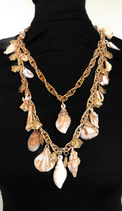 Shell Layered Chain Necklace
