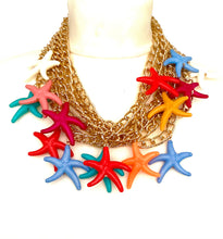 Load image into Gallery viewer, Starfish Chunky Gold Chain Necklace
