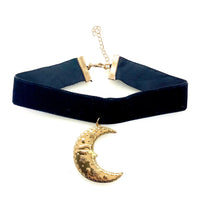 Load image into Gallery viewer, Gold Half Moon Choker

