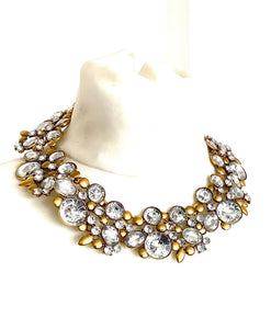 Crystal Collar Statement Necklace