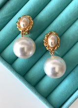 Load image into Gallery viewer, Clip On Pearl Bead Drop Earrings
