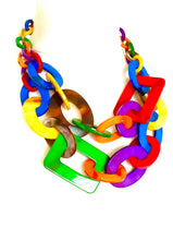 Load image into Gallery viewer, Double Resin Link Necklace
