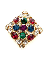 Load image into Gallery viewer, Multi Jewelled Vintage Brooch

