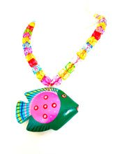 Load image into Gallery viewer, Funky Fish Pendant Necklace
