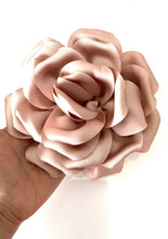 Load image into Gallery viewer, Beige Satin Flower Corsage Brooch

