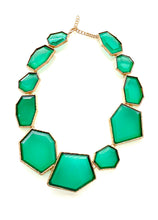 Load image into Gallery viewer, Green Resin Transparent Necklace

