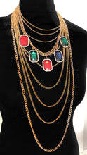 Load image into Gallery viewer, Jewelled Chain Statement Necklace
