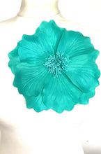 Load image into Gallery viewer, Over-Sized Green Flower Brooch Corsage
