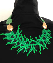Load image into Gallery viewer, Green Coral Design Necklace

