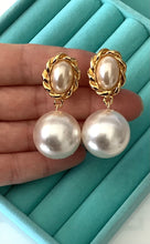 Load image into Gallery viewer, Clip On Pearl Bead Drop Earrings
