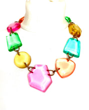 Load image into Gallery viewer, Rainbow Acrylic Necklace
