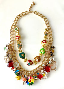 Layered Charm Necklace