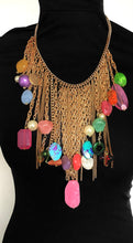 Load image into Gallery viewer, Boho Bead Statement Necklace
